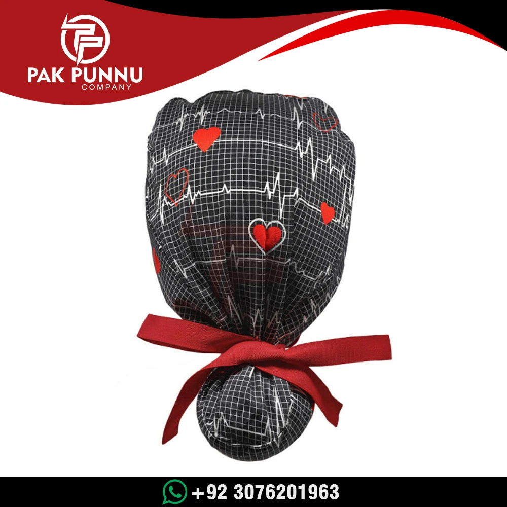 Surgical Scrub Hat Bouffant Cap For Long Hair Women Doctor Nurses Head Cover