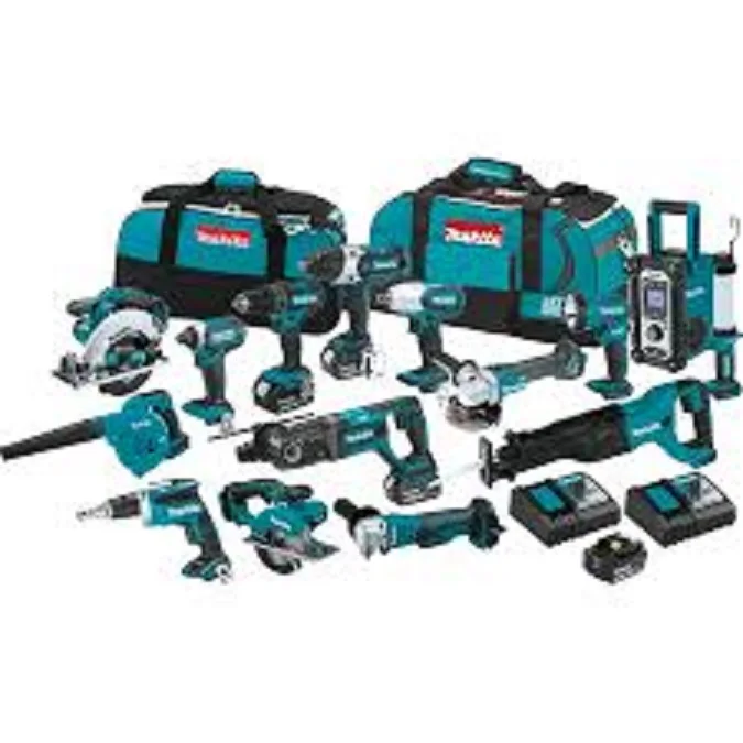 Подлинные продажи для Makitas LXT1500 18 В LXT литий-ионный беспроводной 15 шт. Комбинированный комплект полный инструмент с бесплатной доставкой
