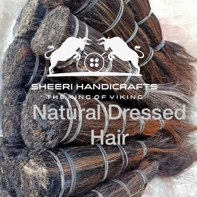 Cleaned  Ox Tail Washed and clean Hair Dressed and Certain size for making  Brush Animal Tail Hair unit india