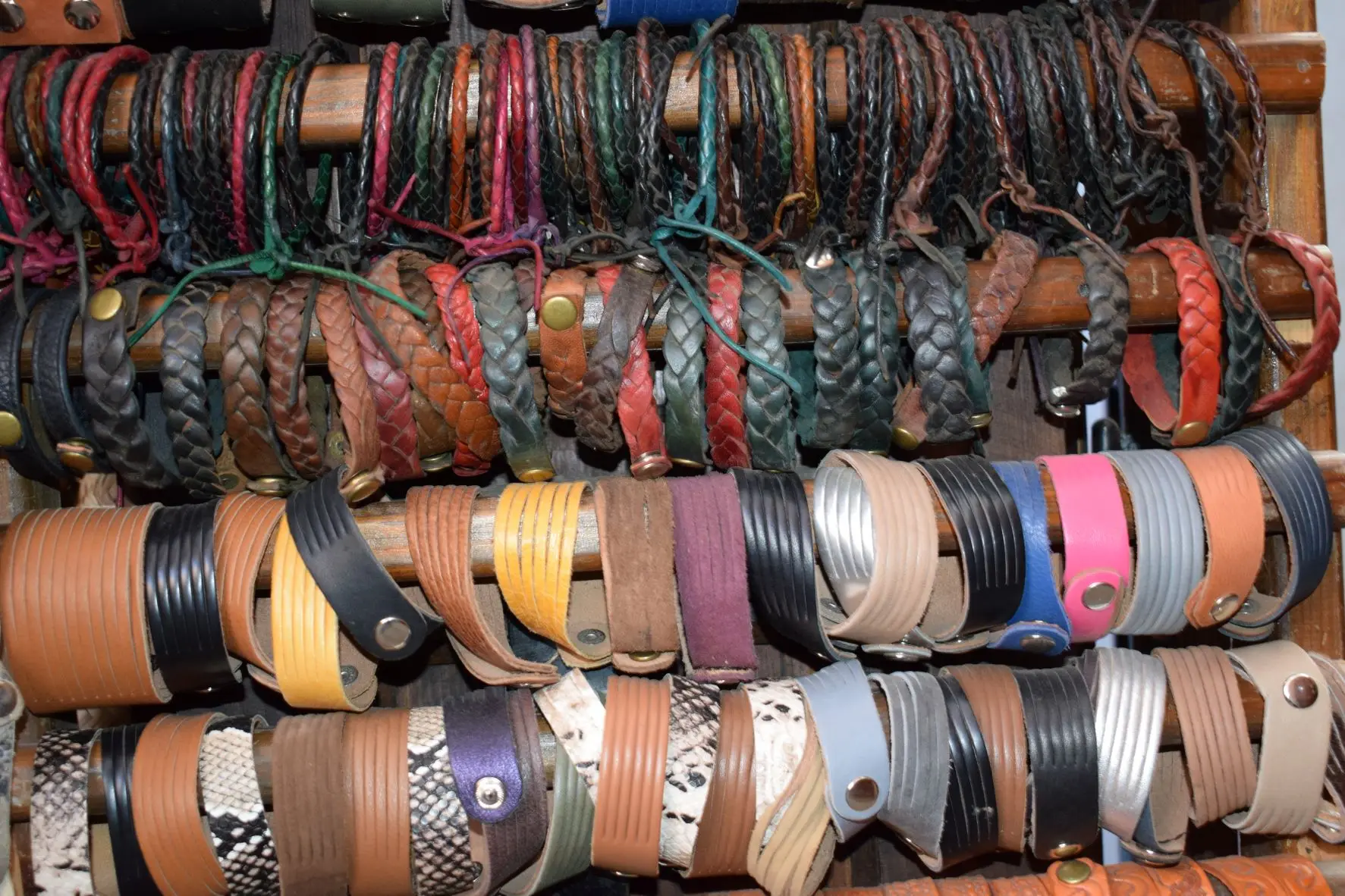 Leather bracelets