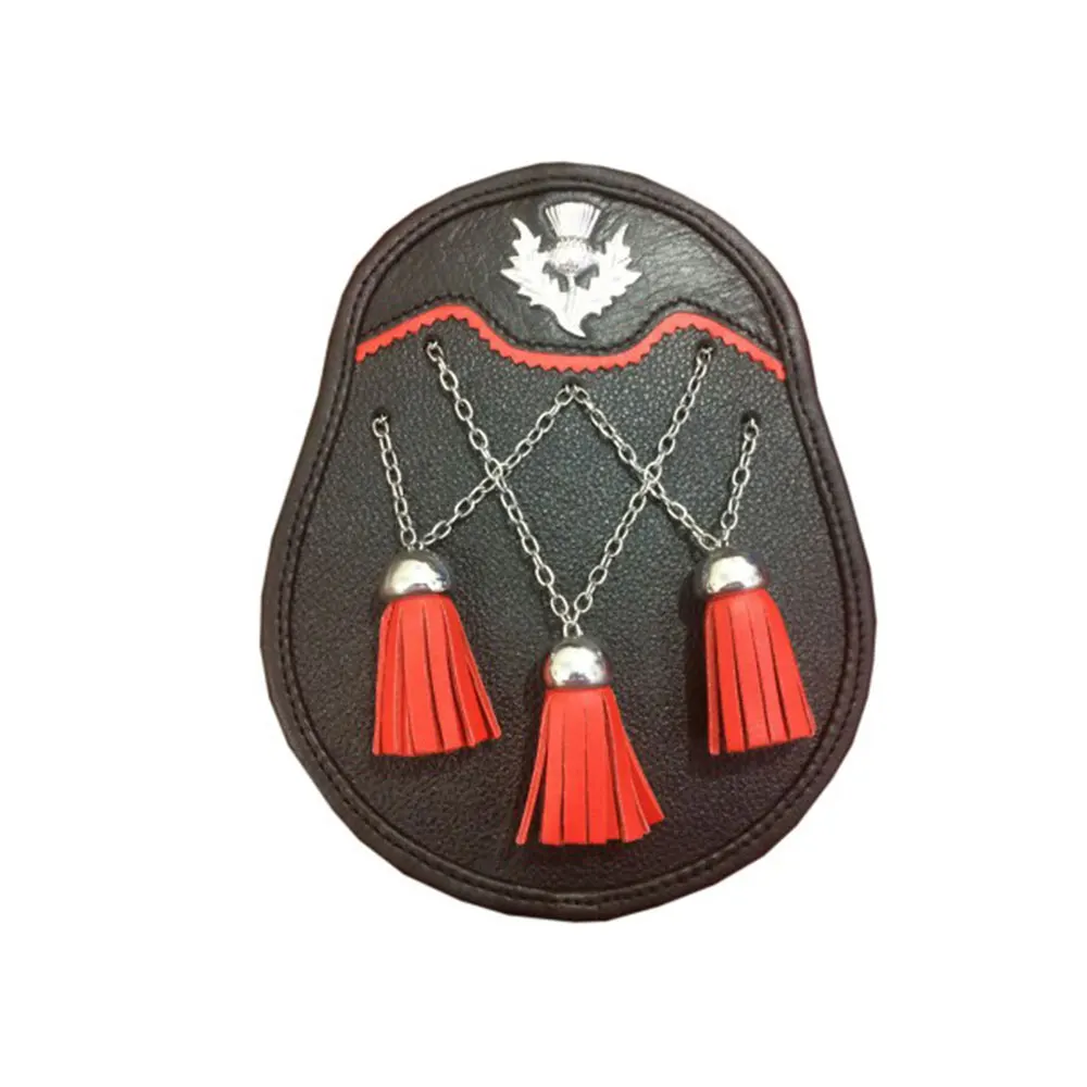Scottish Kilt Leather Sporrans Pin Lock Genuine Leather Sporrans At Wholesale Prices