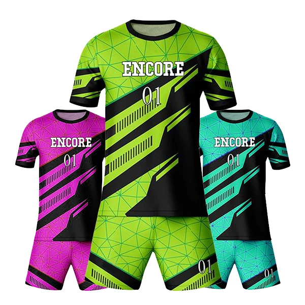 2023 Trends Custom Football Jersey Sets Team Uniform Wear Training Wholesale Latest Cheap Reversible Made in China Men Quantity