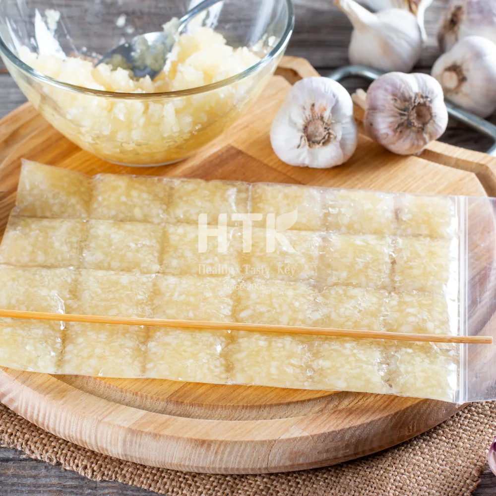 100% Organic OEM Factory FROZEN GARLIC PASTE MINCED Origin In Vietnam Natural White Color for Food & Beverage Sauce