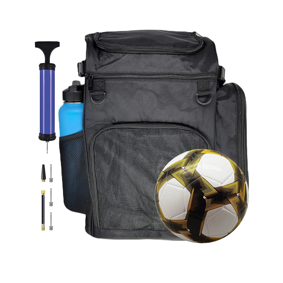 High Quality 900d Waterproof Soccer Sports Backpack Custom Logo Unisex-Factory Wholesale Nylon Lining for Outdoor Use