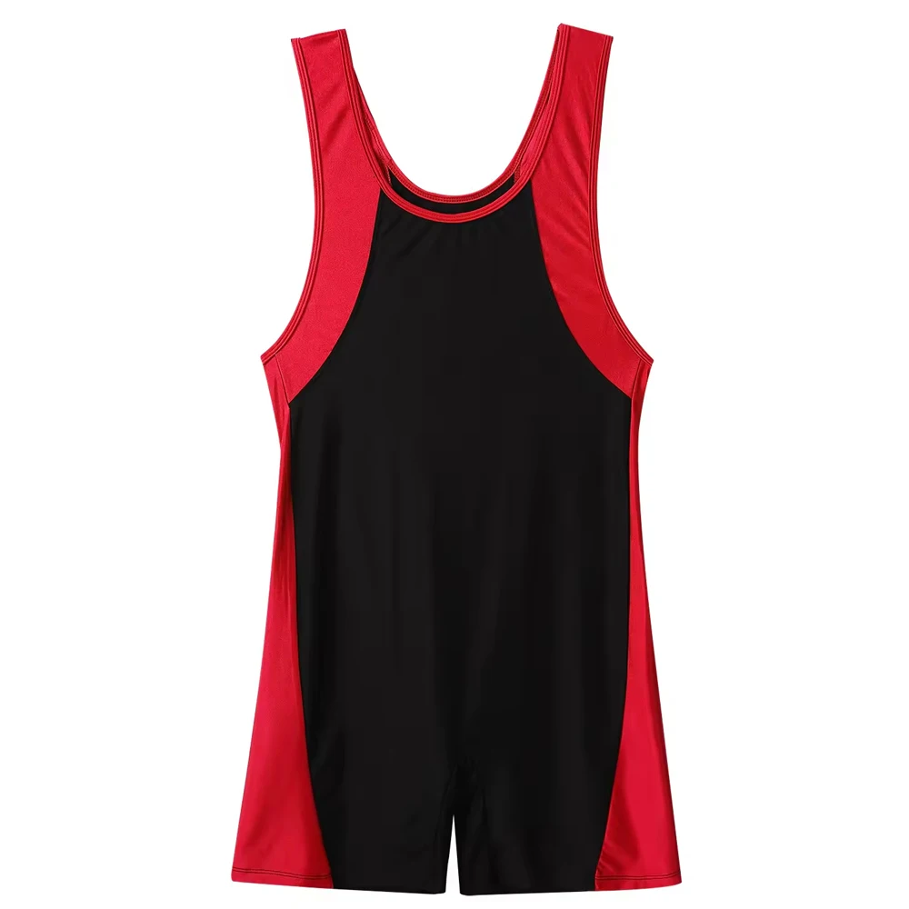 Top selling Heat transfer logo design Wrestling Singlet Men Clothes Wrestling Uniforms Design Your Own Sports Wear Uniform