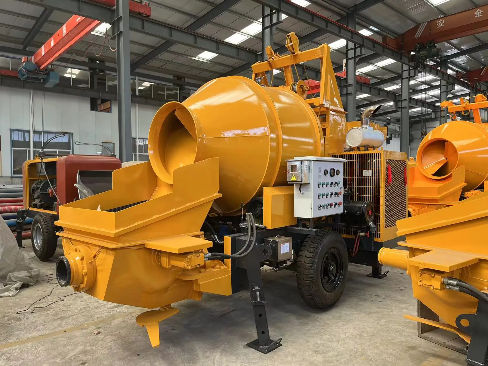 Hot Selling Concrete Machine Construction Machine Concrete Mixer and Pumping Machine Integrated 40m3/h Concrete Mixer With Pump