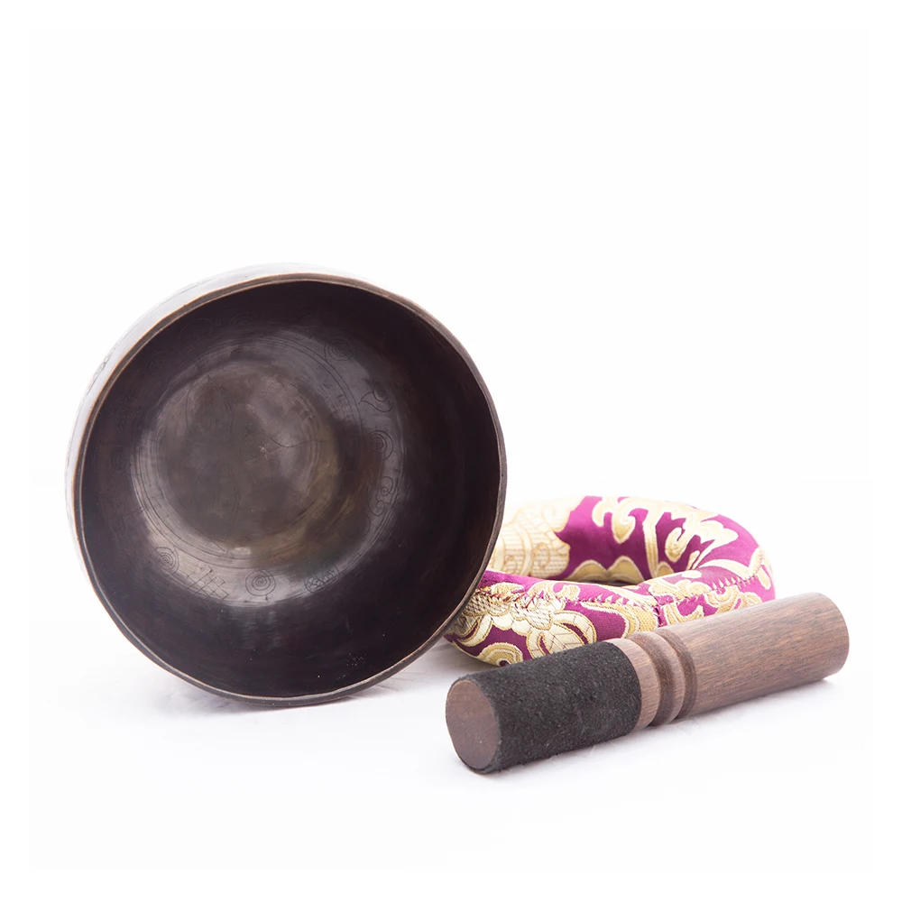 Hot Sale Hand Hammered Tibetan Singing Bowl Used For Chakra Healing With Wooden Mallet And Silk Pillow Buy At Best Price