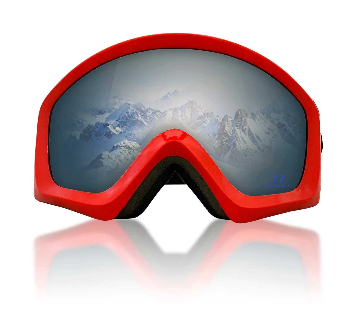 Лыжные очки с защитой от царапин и зеркальными линзами