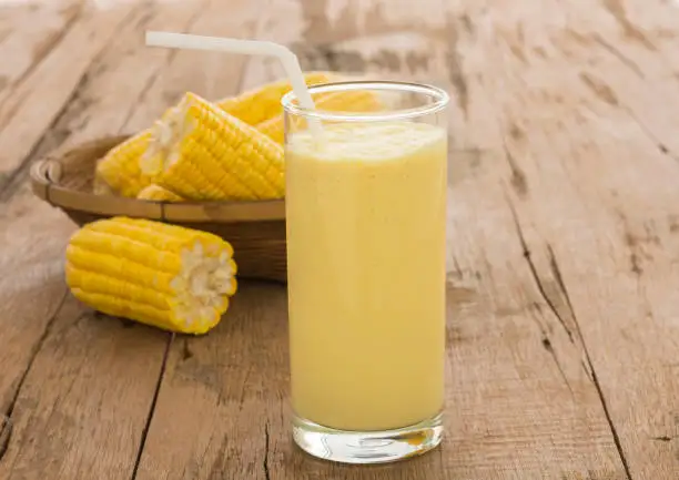 Halal Certified Smoothie Powder Ice blended Sweet Corn Milkshake Powder 1kg for Horeca Business