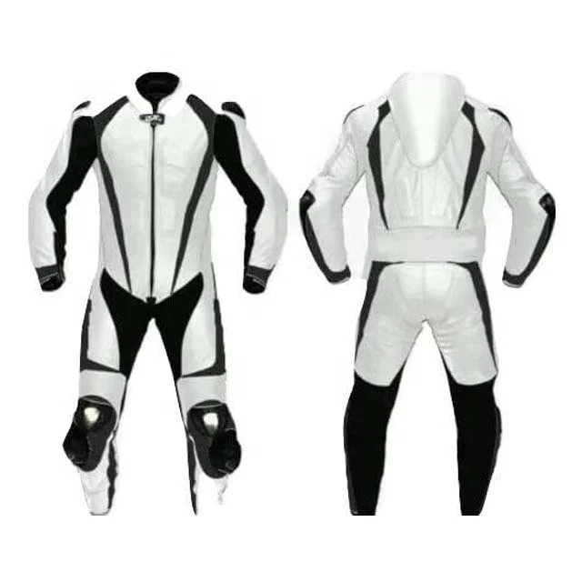Top Quality Genuine Leather Racing Suit Motorbike Breathable Racing Suit with Customized Logo Design