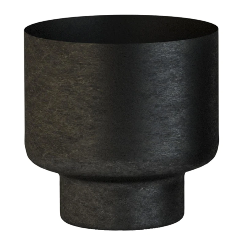 Высокий спрос металлическая плантатор круглой формы мертвая матовая черная краска используемая для дома и сада роскошные Садовые принадлежности оптовая продажа декоративные