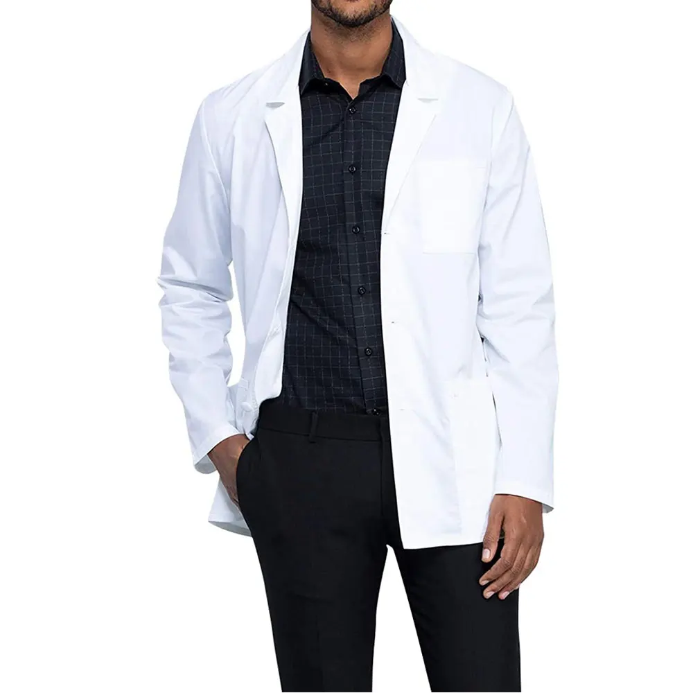 Custom Designed White Cotton Doctor Hospital Special Lab Coat / Best Quality Doctors Medical Hospital Men Lab Coats For Hospital