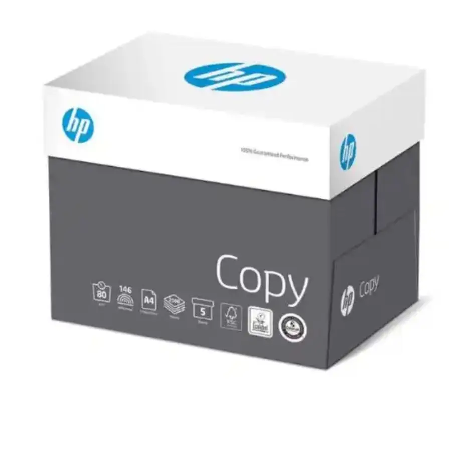 Super Quality Hp A4 Copy Paper / A4 Size 210mm x 297mm 70gsm, 75gsm, 80gsm Printing Office Paper