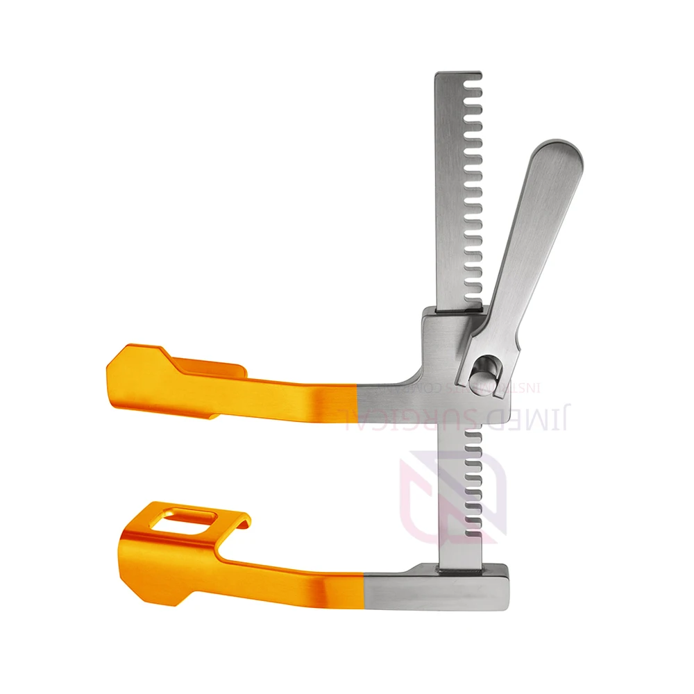 Custom Made Rib Spreader Half Gold German Stainless Steel Best Quality Finochietto Rib Spreaders With Adjustable