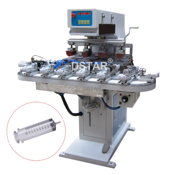 Multi-Color Syringe Pad Printers High Quality Printing Machine for Manufacturing Plant New Condition for Sale