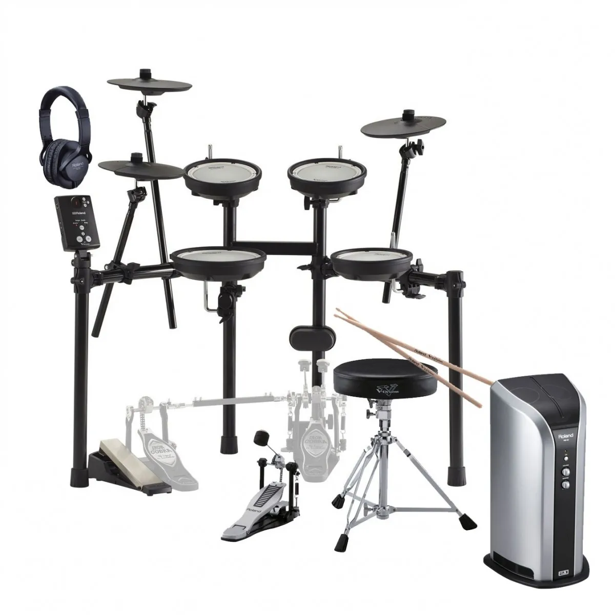 Rolland TD-1DMK V-Drums Electronic Drum Kit Ultimate Bundle