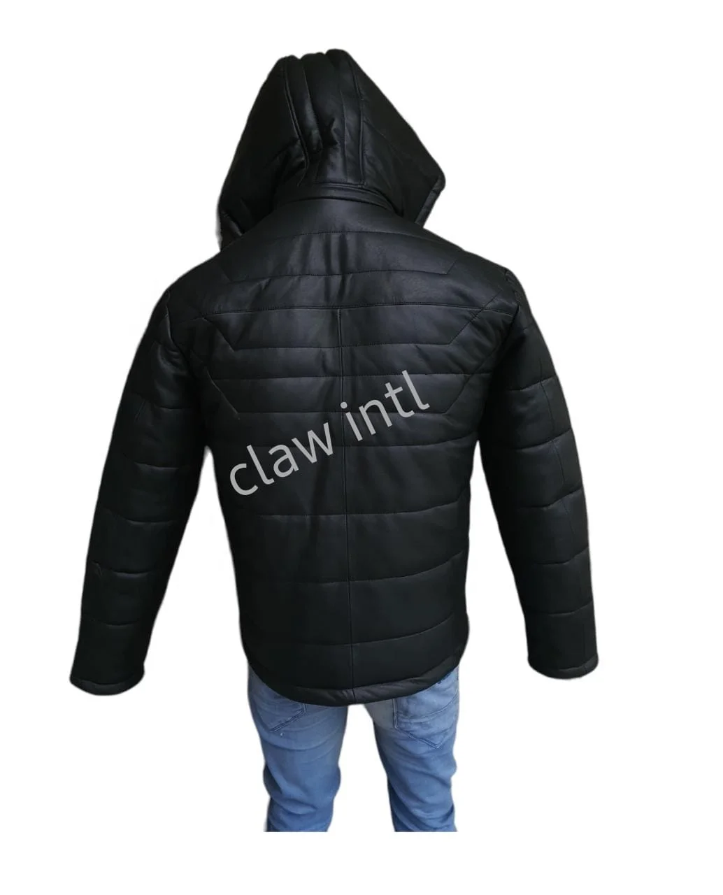 Wholesale High Quality Leather Puffer Jacket Ladies Quilted Winter jacket Outerwear For Women leather factory pakistan