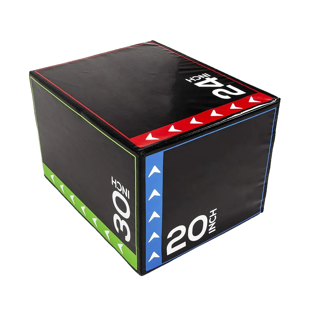 Factory Price 3 In 1 Gym Exercise Training Adjustable Soft Foam Plyometric Jump Box Fitness