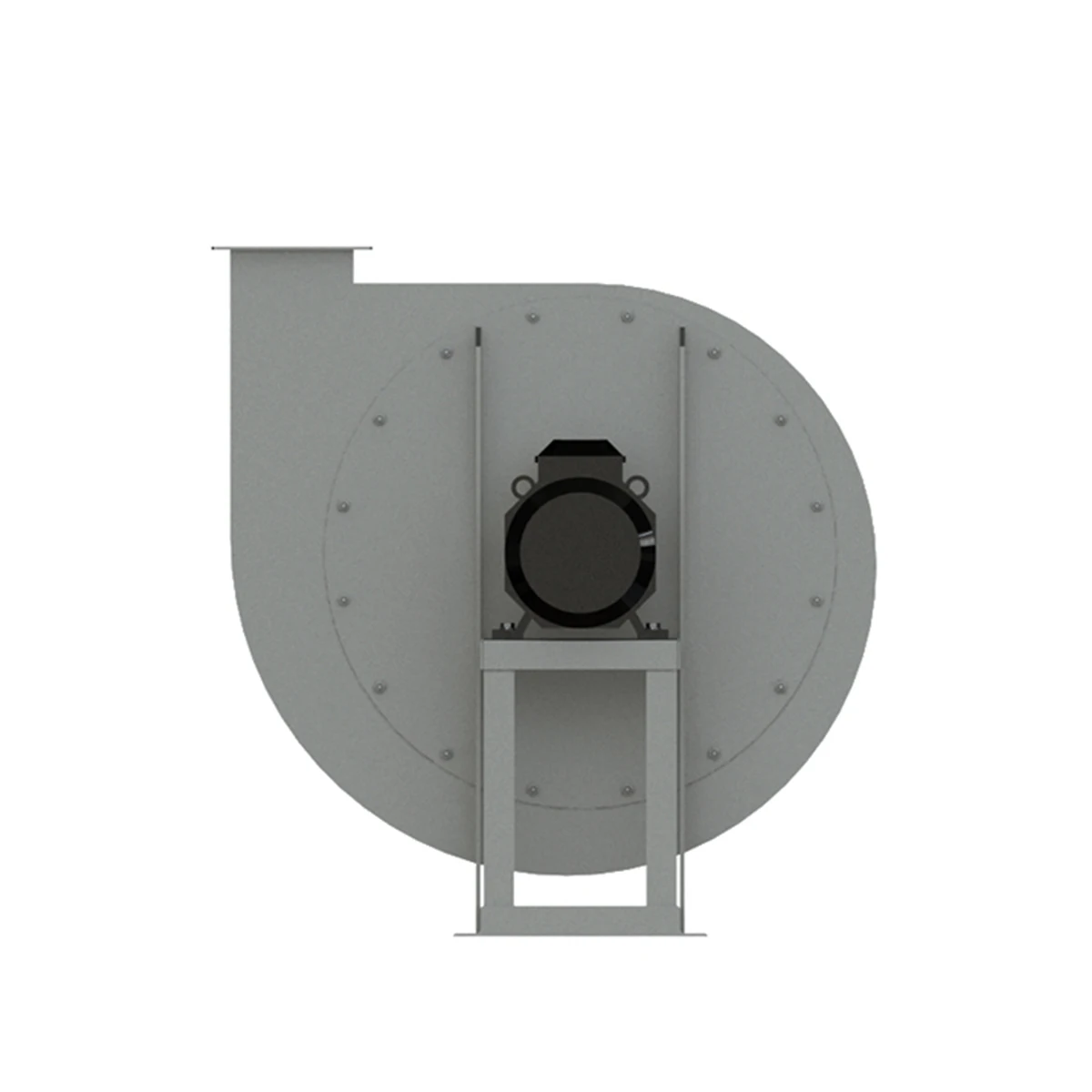 Industrial Fan TF 561/B Medium-High Pressure Direct Driven Centrifugal Fan For Exhaust Air With Materials In Susp