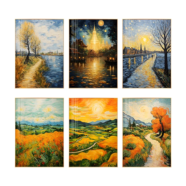 Home Decoration Factory Direct Sale Abstract Oil Painting Wall Art Drawing for Living room