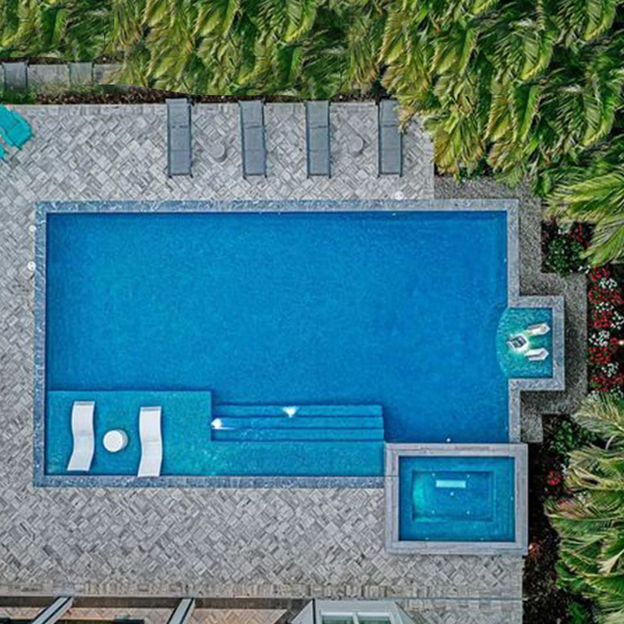 swim spa pool outdoor outdoor fiber glass inground swimming pool