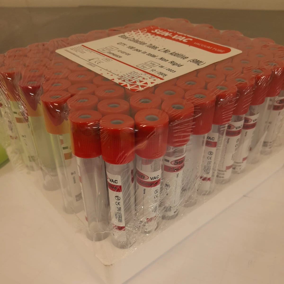 BLOOD COLLECTION TUBE PLAIN