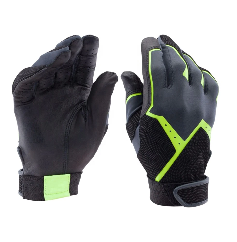 Genuine Leather Baseball Batting Gloves Adult Youth Bat Glove Professional Softball Custom Made Glove