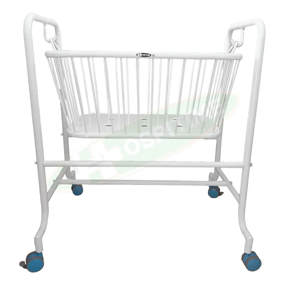 Hospitime Hospital Furniture Baby Cradle MS/SS Frame Comfortable Hospital Bed