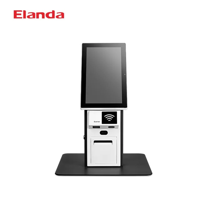 China Payment Device Kiosk Intel Celeron J1900 Table Kiosk