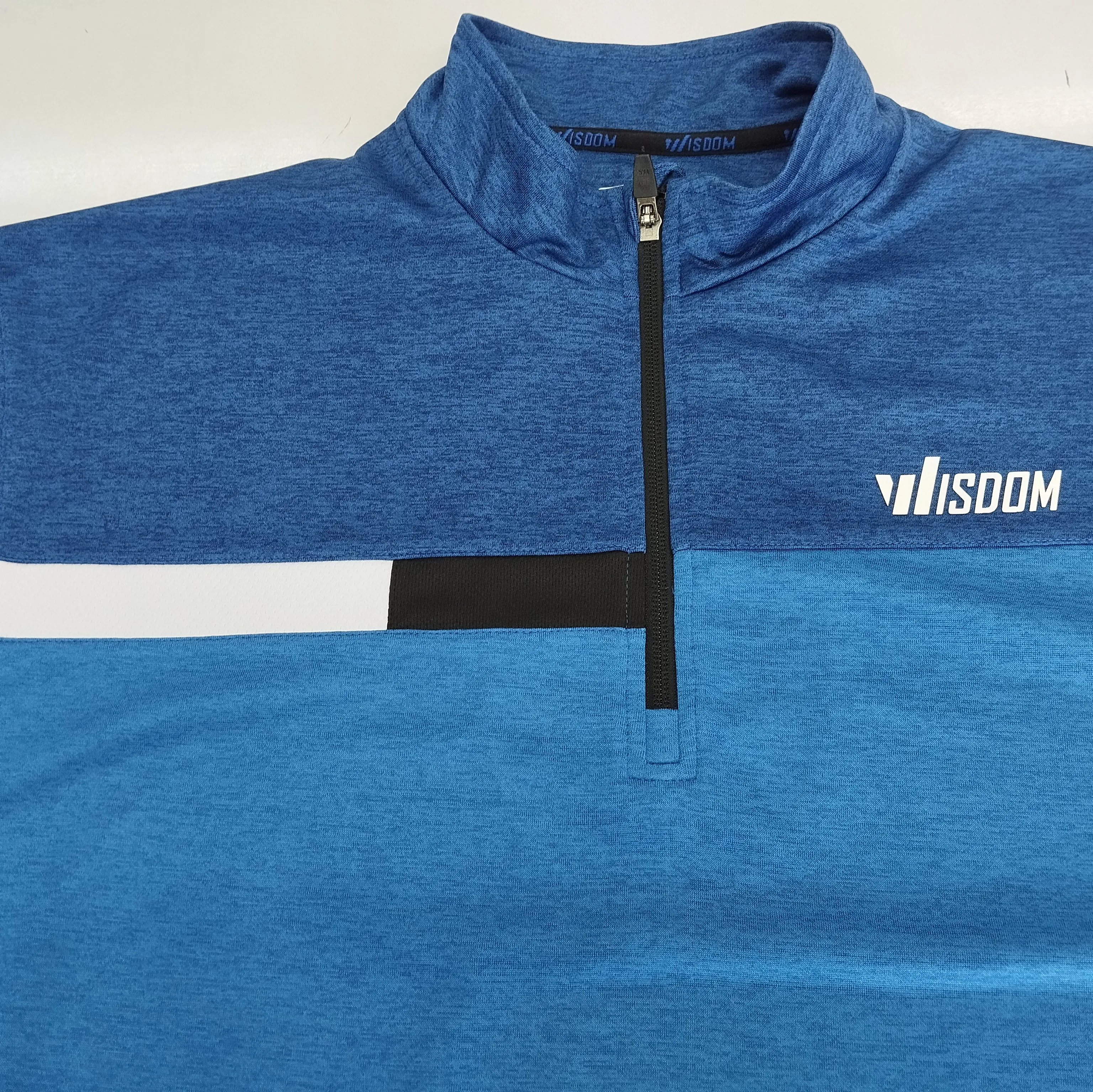 Wholesale Custom Logo Design Half Zip Top Sweatshirt New Design Long OEM Plain Print Sport Training Running Oversized Fabric