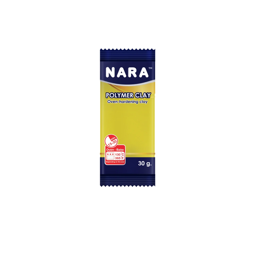 NARA 30G Polymer Clay Primary Yellow Oven Bake DIY Craft Clay Earring Nontoxic Resin Sculpting New Arrival Art Angel Sculpture