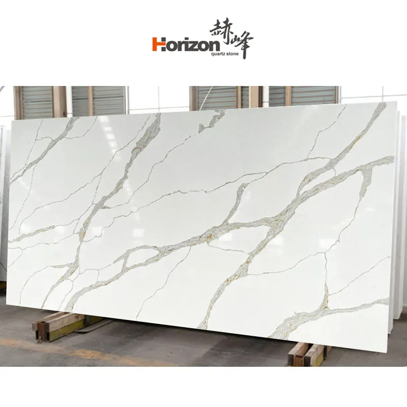 horizon Artificial Quartz Stone white quartz slab countertops vanity tops table tops