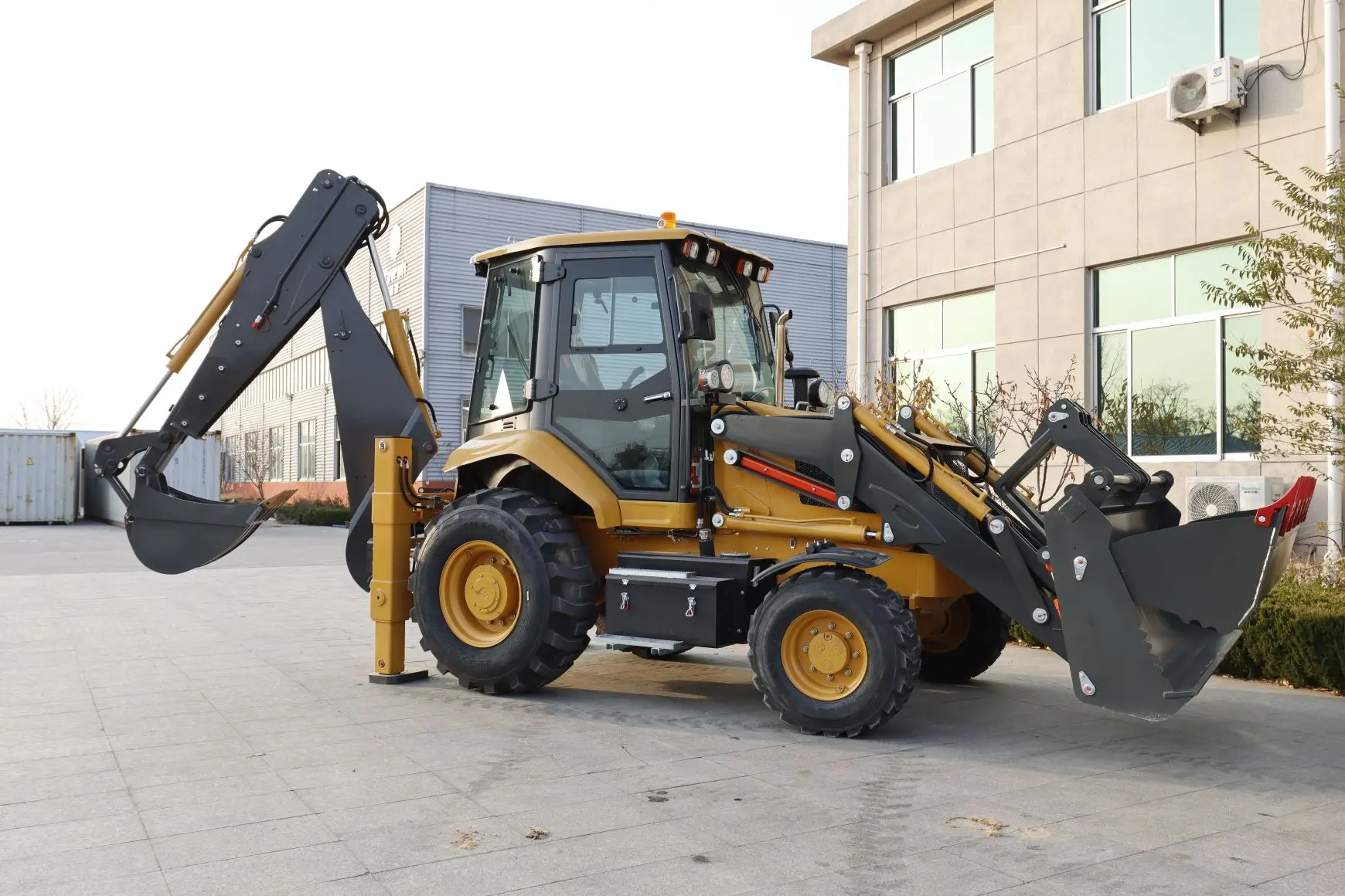 EPA Engine Wheel Loader Mini Backhoe Excavator Loader Engineering-Construction-Machinery 4X4 Backhoe Loader Backhoe Factory