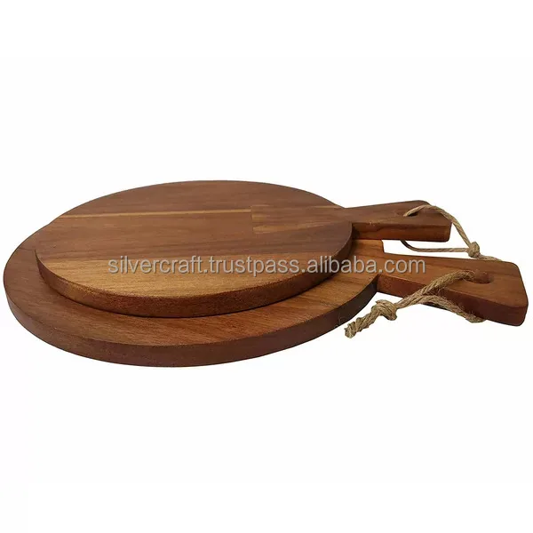 Best epoxy resin handle Design Wooden Chopping Board Snack Cheese Charcuterie Board with Epoxy Resin with customized size