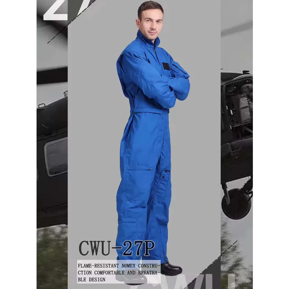 Flame Resistant Flying Wear Suit Safety Coverall Fighter Jet Pilot Work Clothes Fire Proof Uniforms Flight Work wear