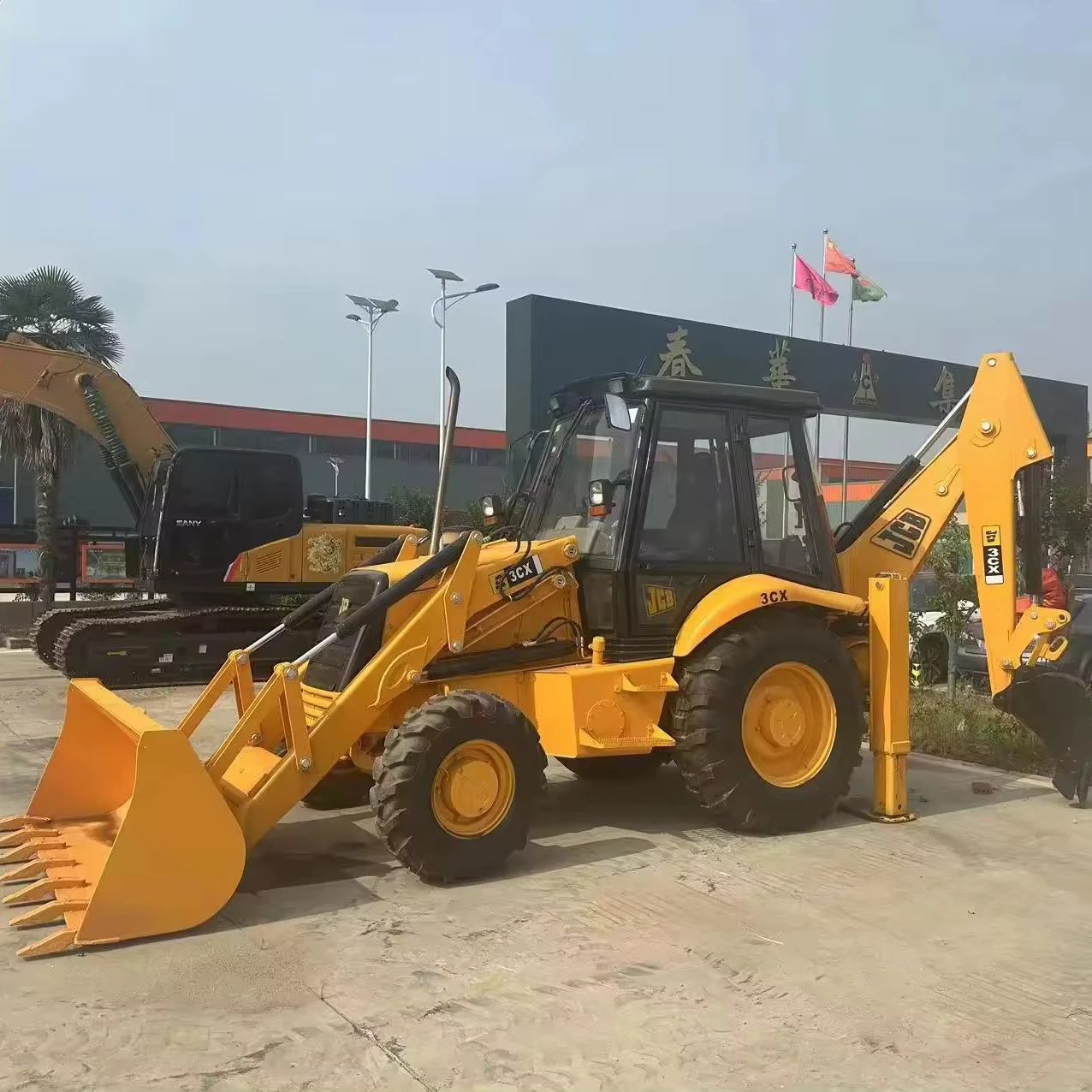 Гусеница высшего качества JCB3XC б/у большой мини-экскаватор-погрузчик прямые продажи с завода колесный экскаватор