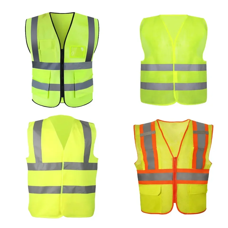 Custom Chile Election Security Clothing Voting Reflective Vests Ballot Vest Shirt Dragon Yellow Fluorescent Smart