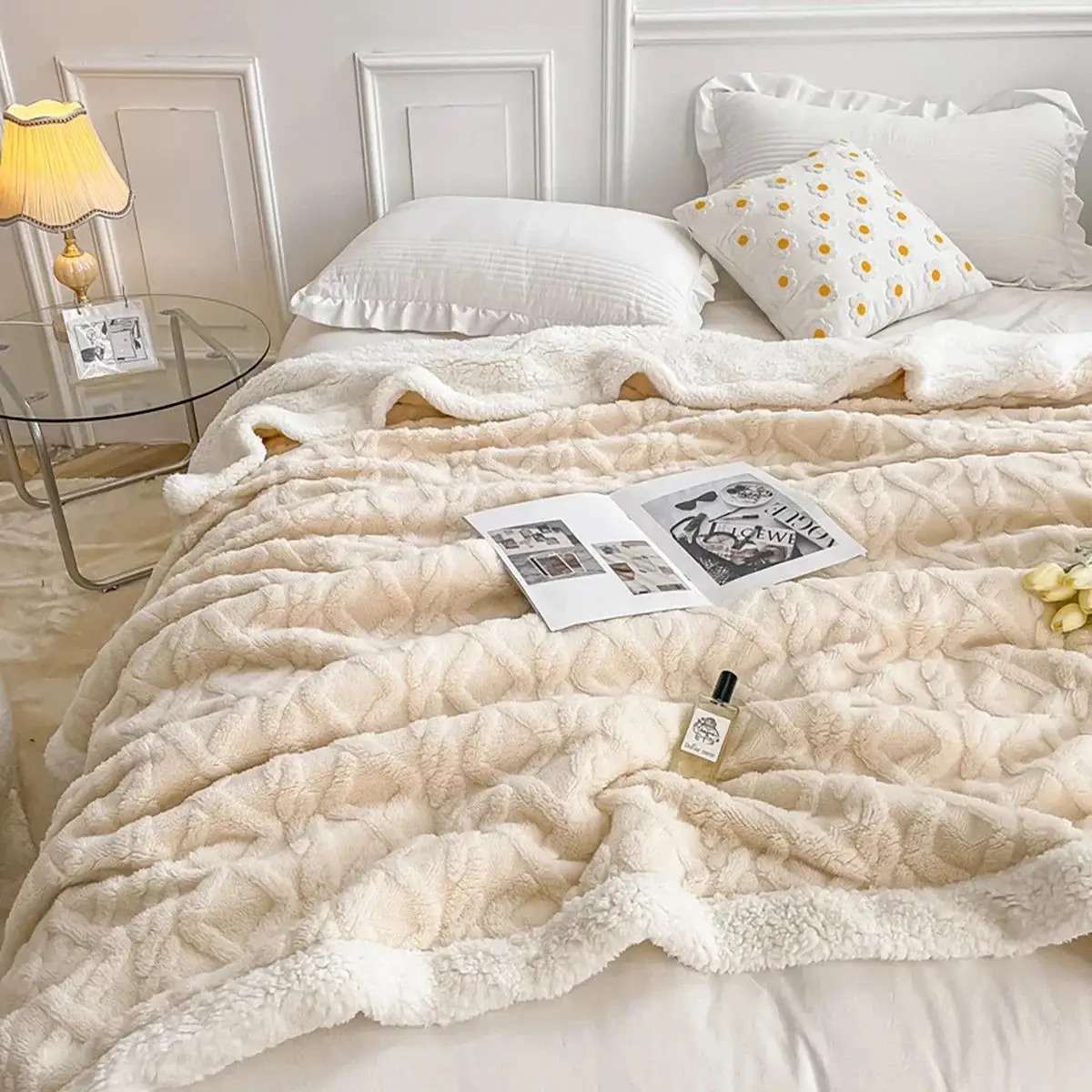 Клетчатое одеяло для детей и взрослых, теплые зимние одеяла и покрывала из толстого шерстяного флиса, покрывало для дивана, пододеяльник, мягкое покрывало