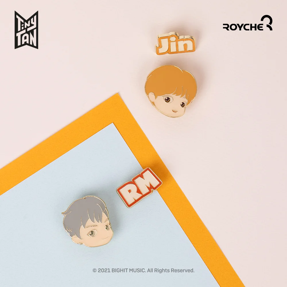 BTS Tiny Tan Dynamite Pin Badge Metal Type Delivery from Korea on the fastest way Good Product in The Korea