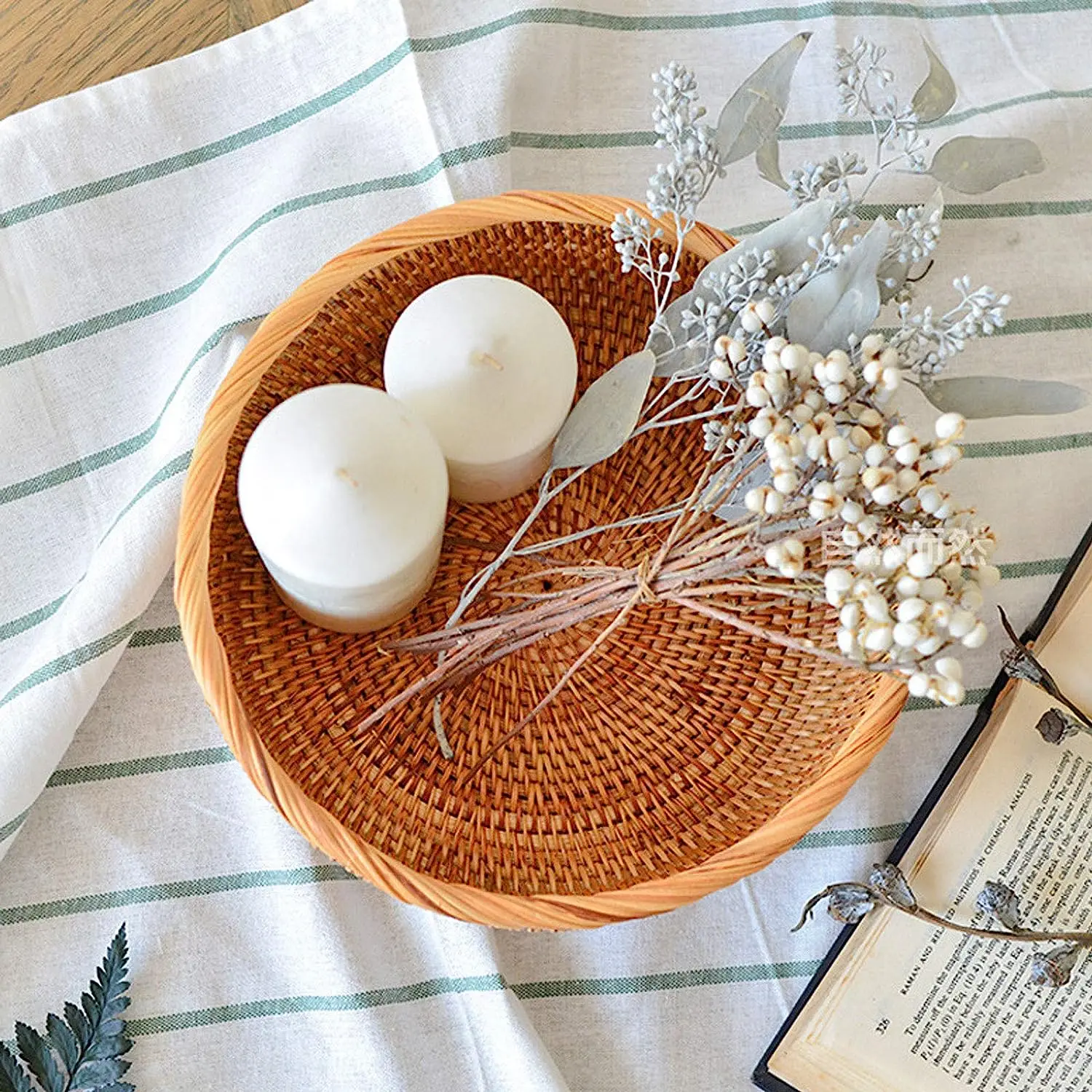 Корзина для фруктов из натурального ротанга разных размеров оптовая продажа сделано во