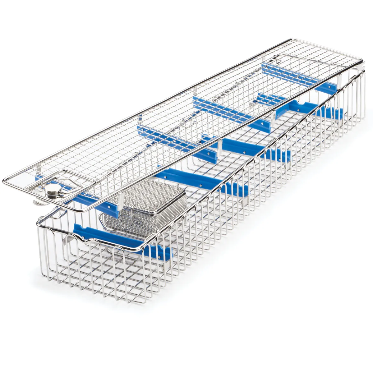Hot Sale New Design Dental Sterilization Mesh Tray Rack Perforated Mesh Box Stainless Steel Tray