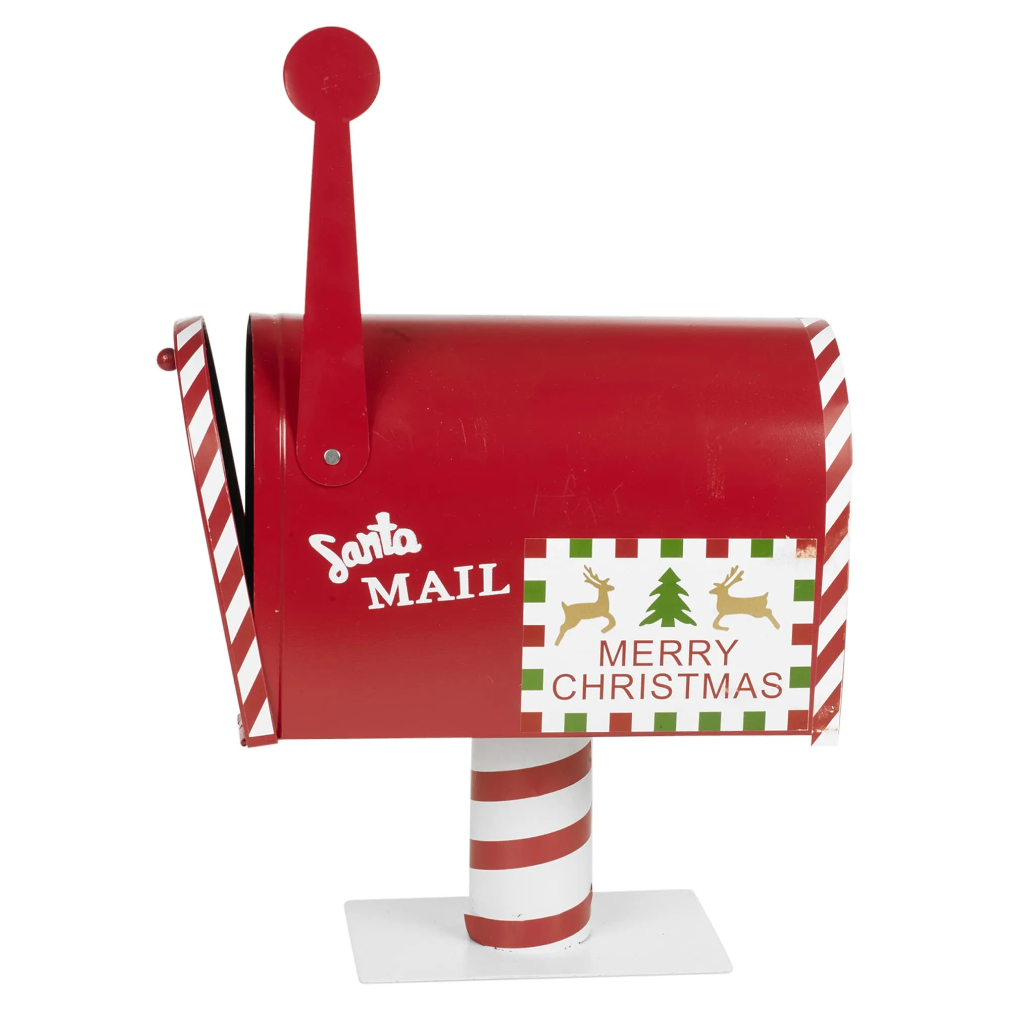 Classic Santa Mailbox Outdoor Smart Locker Stainless Steel Cast Aluminum Customize Metal Key Box Wall Logo Style Xmas Mailboxes