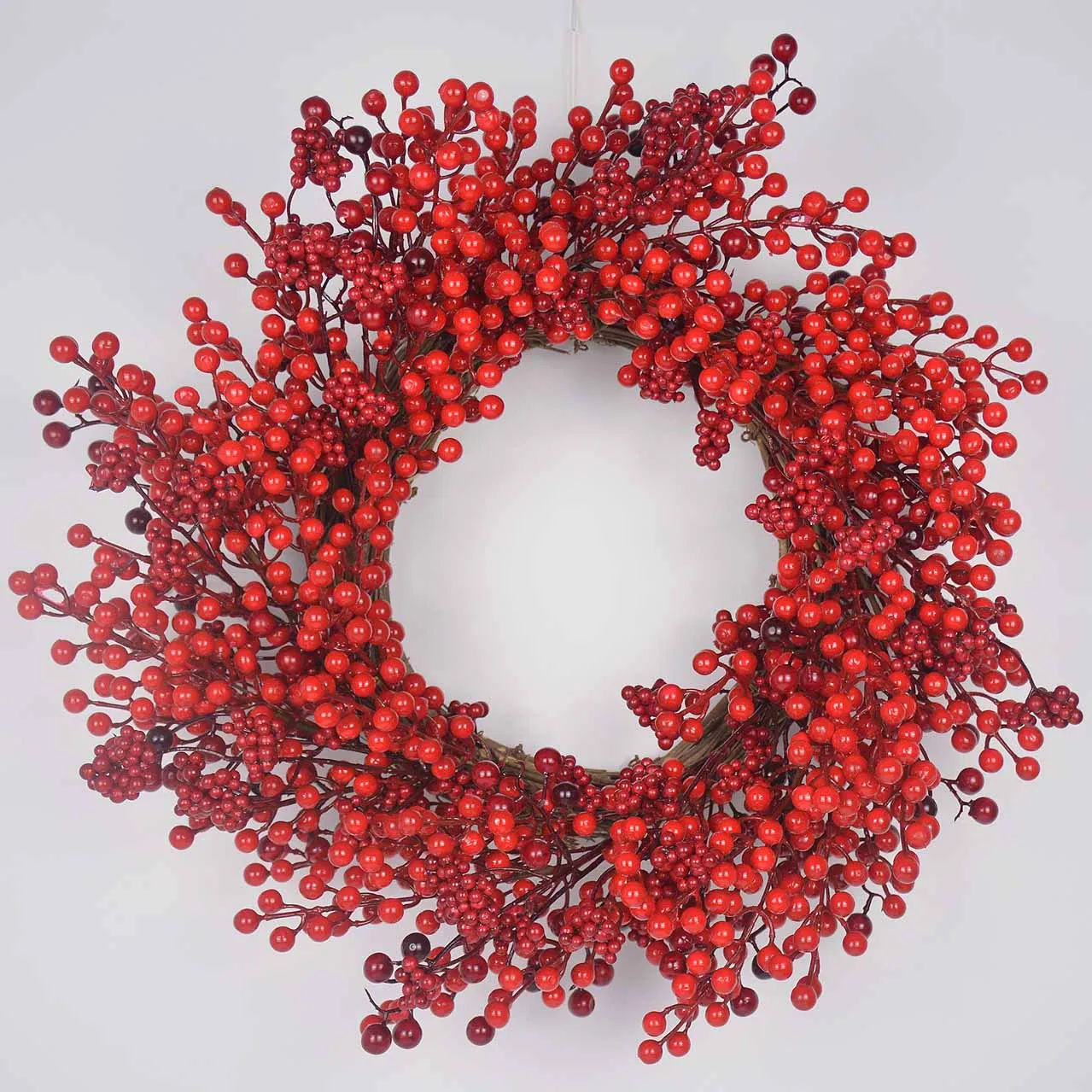 Новый Рождественский Декоративный зимний искусственный зеленый венок для входной двери