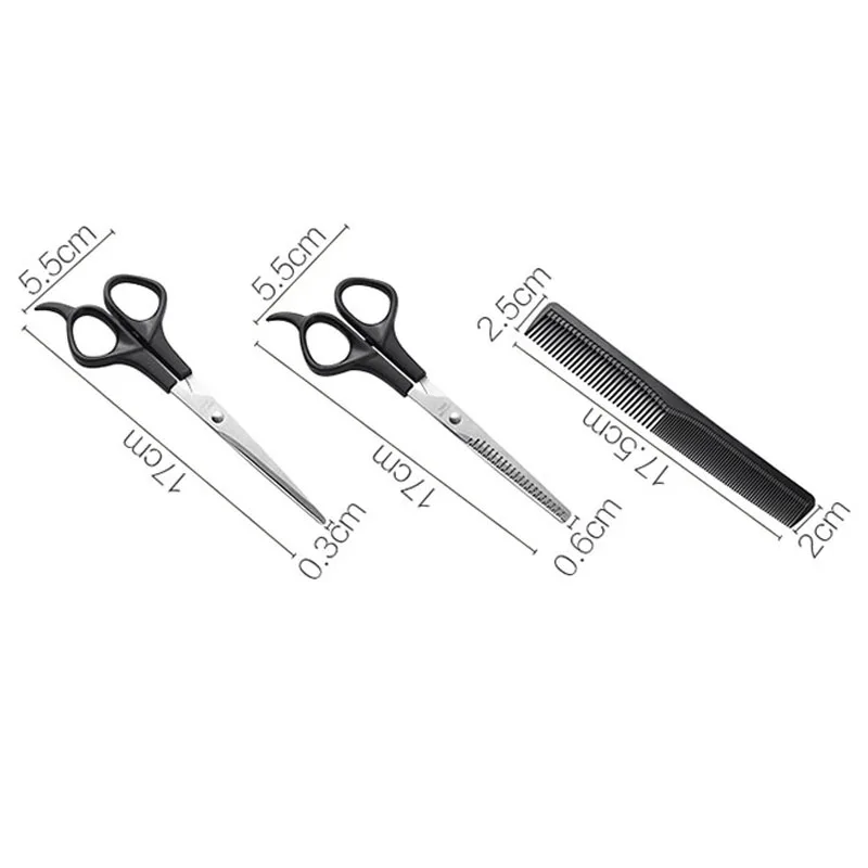Professional Japanese 440C Hairdressing Scissors Barber Shears Set Thinning Hair Cutting Scissors