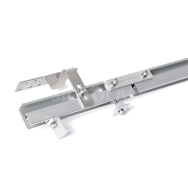 Solar Panel Racking Aluminum Rail Connector Rail Splice Kits