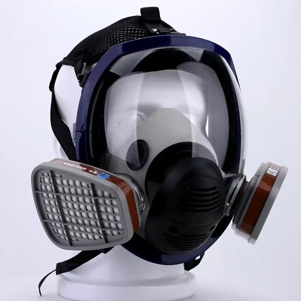 Factory Direct Sale  6800 Full Mask Chemical Mask with P-A-1 Cartridge Facepiece Respirator Kits For Dust Vapors Protection