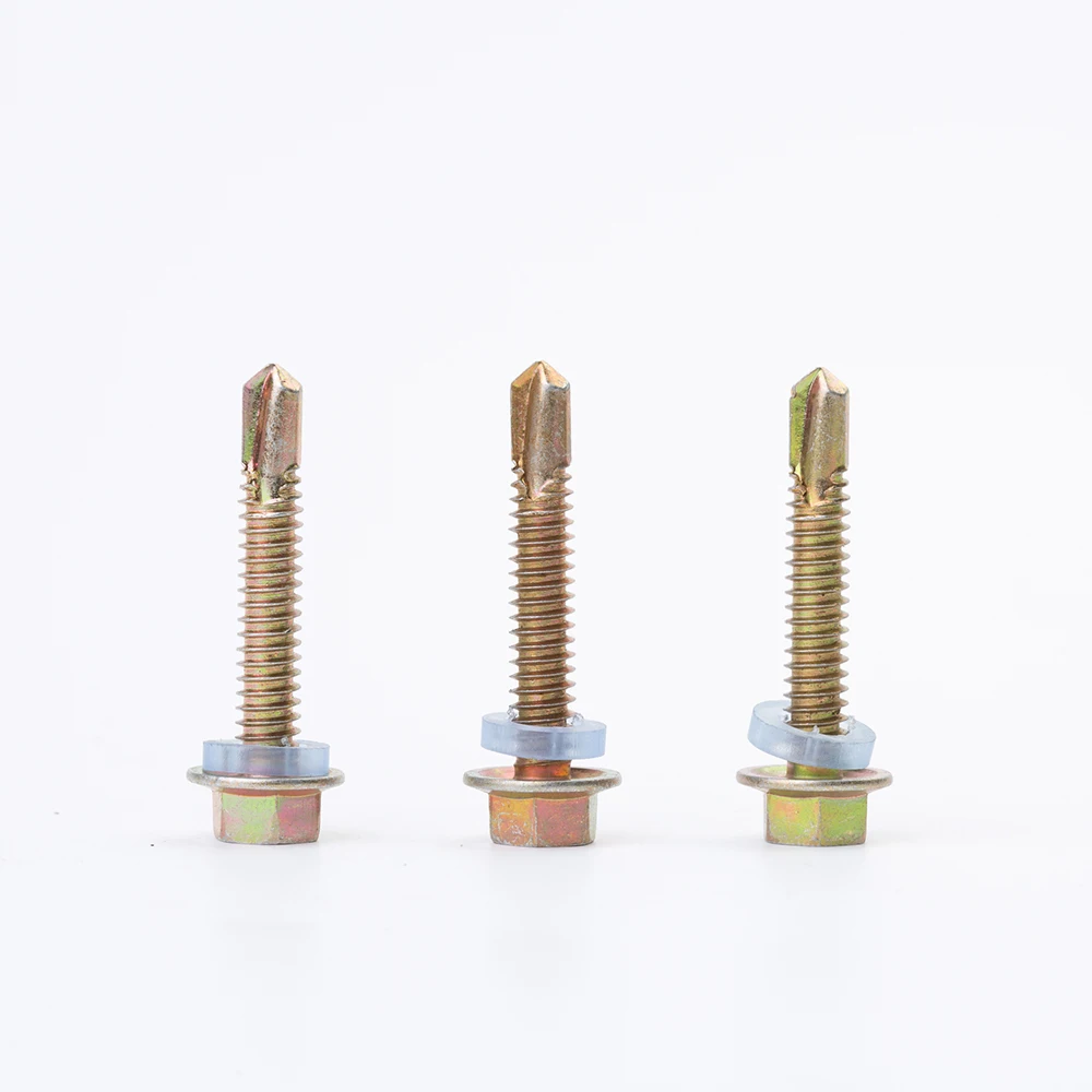 Self-tapping from drilling screw factory carbon steel 1022A material hexagonal washer head self-drilling roof s
