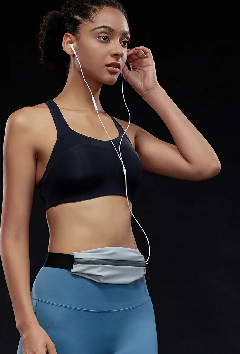 Factory wholesale Running Belt with Water Bottle Holder - Waist Bag With Extender for Jogging Fanny Pack
