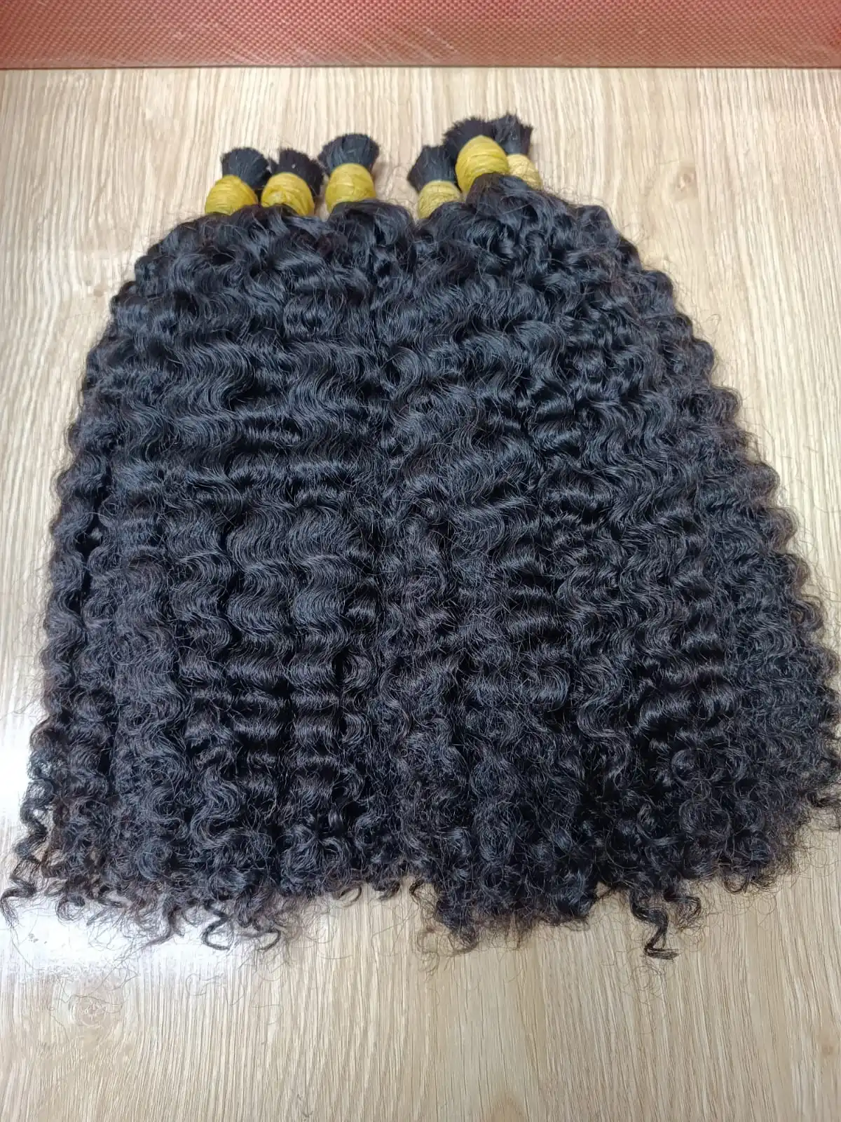 Human hair bundles BURMESE CURLY Bulk hair Raw/Virgin quality Beauty Products For Women Bulk Braiding