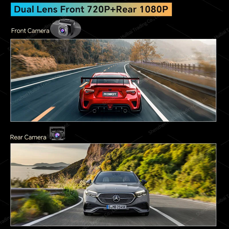 K50 4G+64G 10.26 4G Android 13 AI Screen GPS Navigation Carplay Android AUTO Dual Lens Dash Cam Rear View Mirror Video Recorder